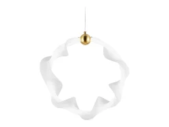 Lámpara Suspendida-Lámpara Led Toolight G014-1Cp White Gold Blanco