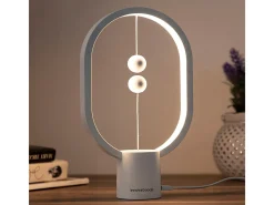 Innovagoods Lámpara magnética Magilum 3W 600mAh USB luz LED 24,8x14x5,5 cm Blanco Clearance