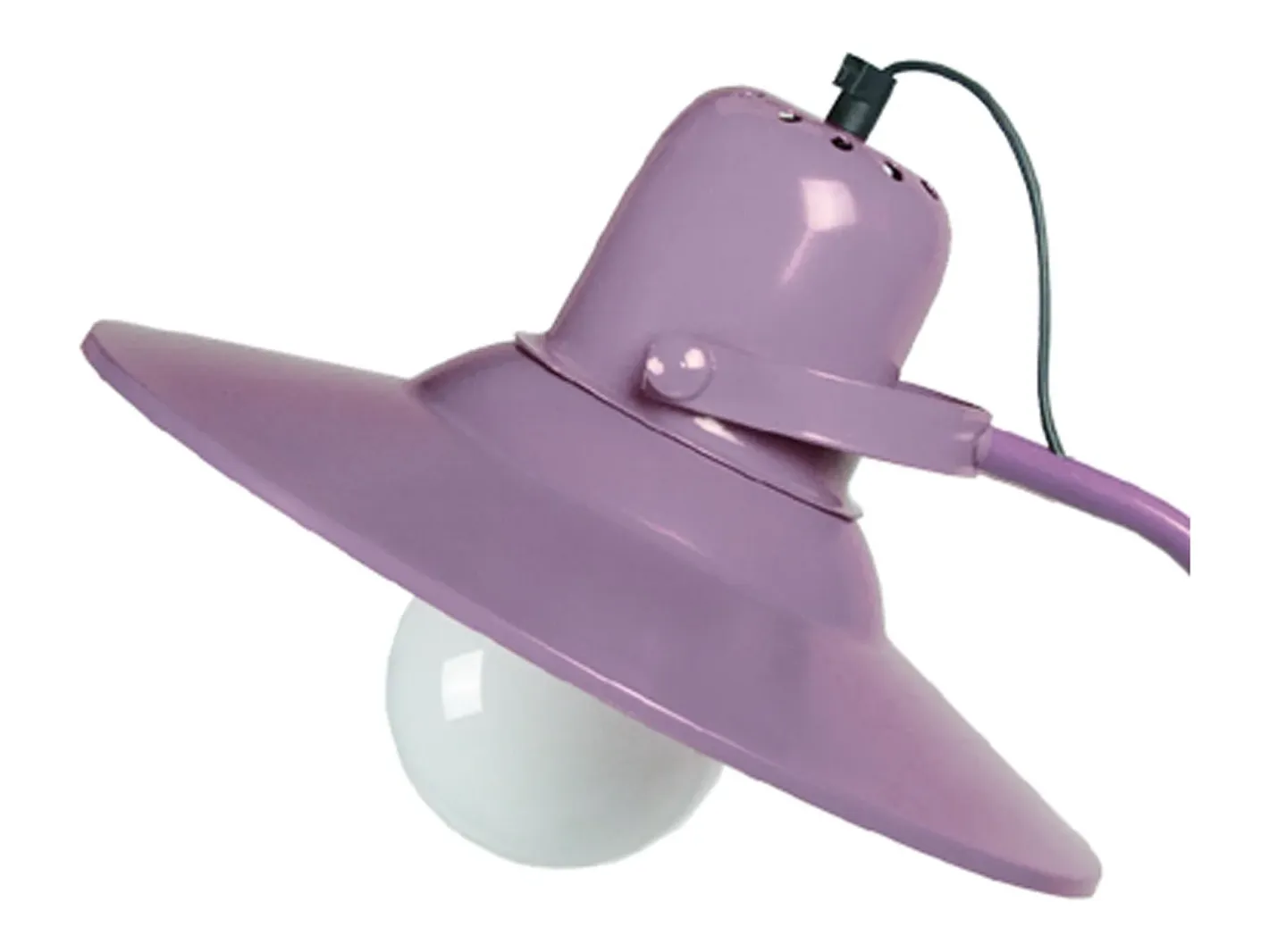 TOSEL Lámpara para Escritorio , metal, , A150xD29xP29cm Violeta