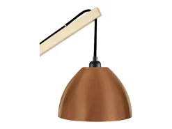 TOSEL Lámpara para Escritorio ,madera,natural, A180xD80xP80cm Cobrizo Outlet
