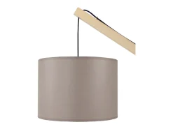 TOSEL Lámpara para Escritorio ,madera,natural,A180x D 25xP80cm Topo Outlet