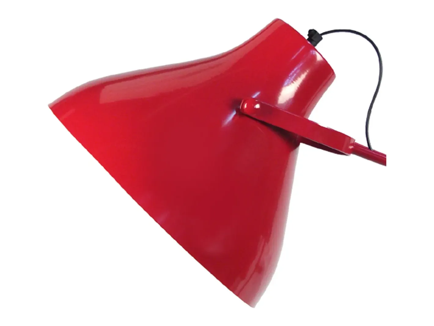 TOSEL Lámpara para Escritorio ,metal,,A150xD29xP40cm Rojo Hot