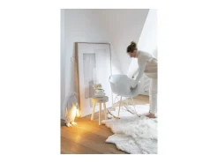 J-Line Lámpara De Mesa-Lámpara pingüino de resina Blanca 18.5x18.5x35cm Blanco