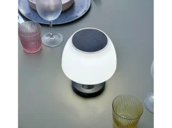Lumisky Iluminación Exterior-Lámpara solar de sobremesa H13.5 cm LUMINA Blanco