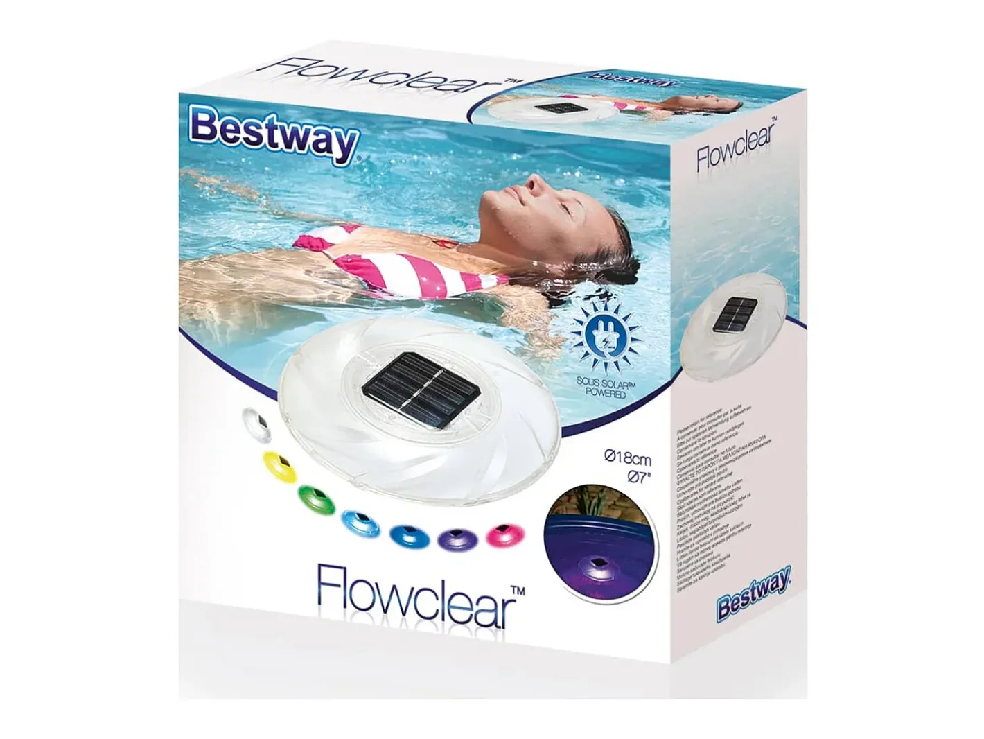 Online Lámpara solar flotante 58111 ES368511 Gris antracita