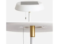 Discount Sweeek Lámpara solar led exterior, 150cm Blanco
