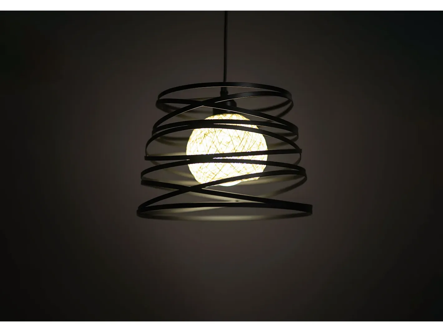 Lámpara Toolight 181691 Loft Black Negro Outlet