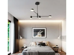 Lámpara Toolight App596-4C Black Negro Outlet