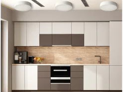 Lámpara Suspendida-Lámpara Toolight APP644-4C Black Negro