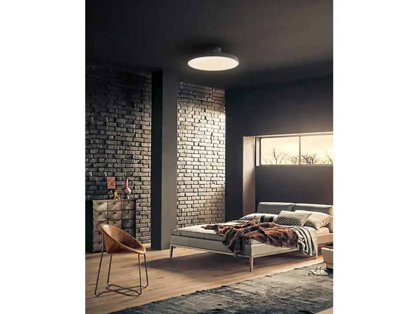 Discount Lámpara Toolight App860-C Black Negro