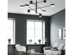 Hot Lámpara Toolight App598-8C Black Negro