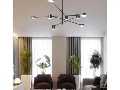 Hot Lámpara Toolight App598-8C Black Negro