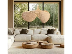 Lámpara Suspendida-Lámpara Toolight App1640-1C Boho 100Cm Beige