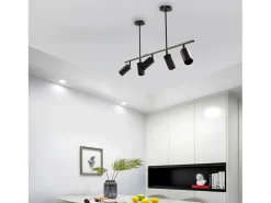 Lámpara Toolight App611-5C Loft Black Negro New