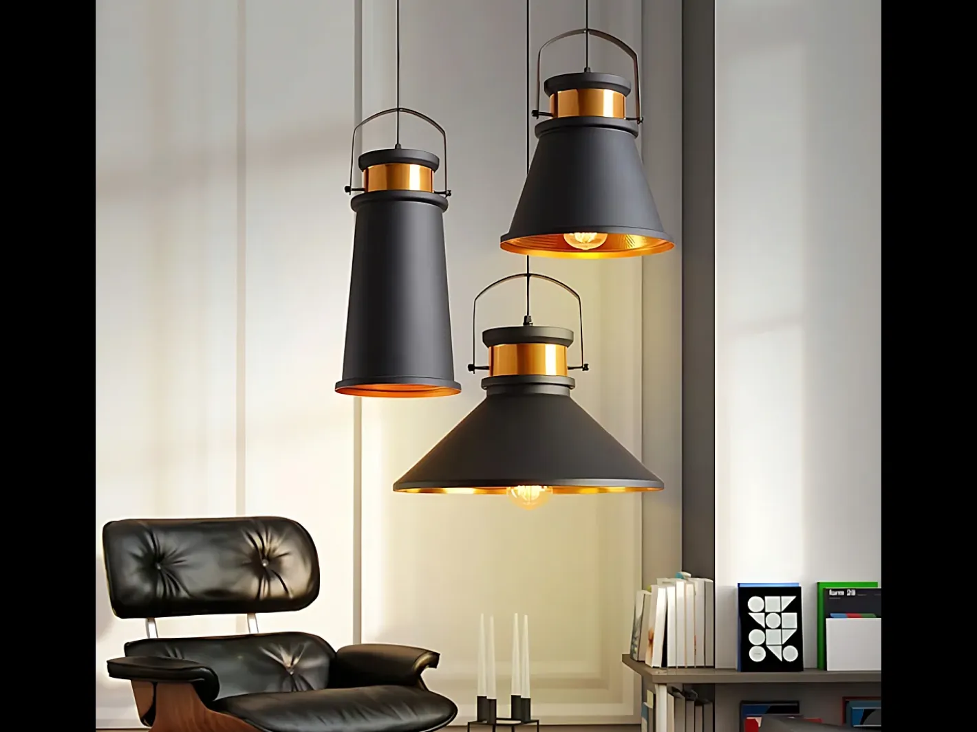 Lámpara Toolight App173-1Cp Asti A Black Negro Sale