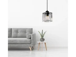 Lámpara Suspendida-Lámpara Toolight App511-1Cp Black Negro
