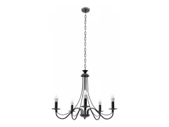 Clearance Lámpara Toolight App647-5Cp Black Negro