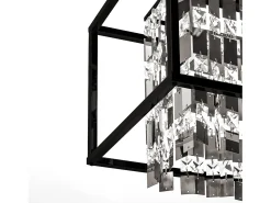 Lámpara Suspendida-Lámpara Toolight App1110-1Cp Black Negro