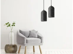 Lámpara Suspendida-Lámpara Toolight App997-1Cp Black Negro