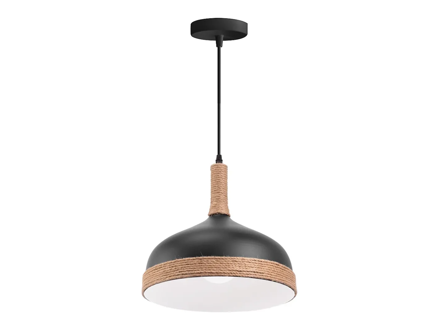 Lámpara Toolight App1421-1Cp Black Negro