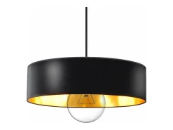 Lámpara Suspendida-Lámpara Toolight App1333-1Cp Black Negro