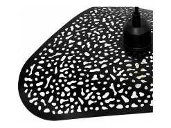 Lámpara Suspendida-Lámpara Toolight App1467-1Cp Black Gold Negro