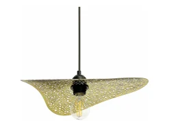 Lámpara Suspendida-Lámpara Toolight App1467-1Cp Black Gold Negro