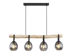 Lámpara Toolight App1775-4Cp Black Negro Clearance
