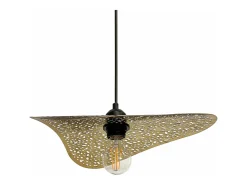 Lámpara Toolight App1468-1Cp Black Brush Gold Negro