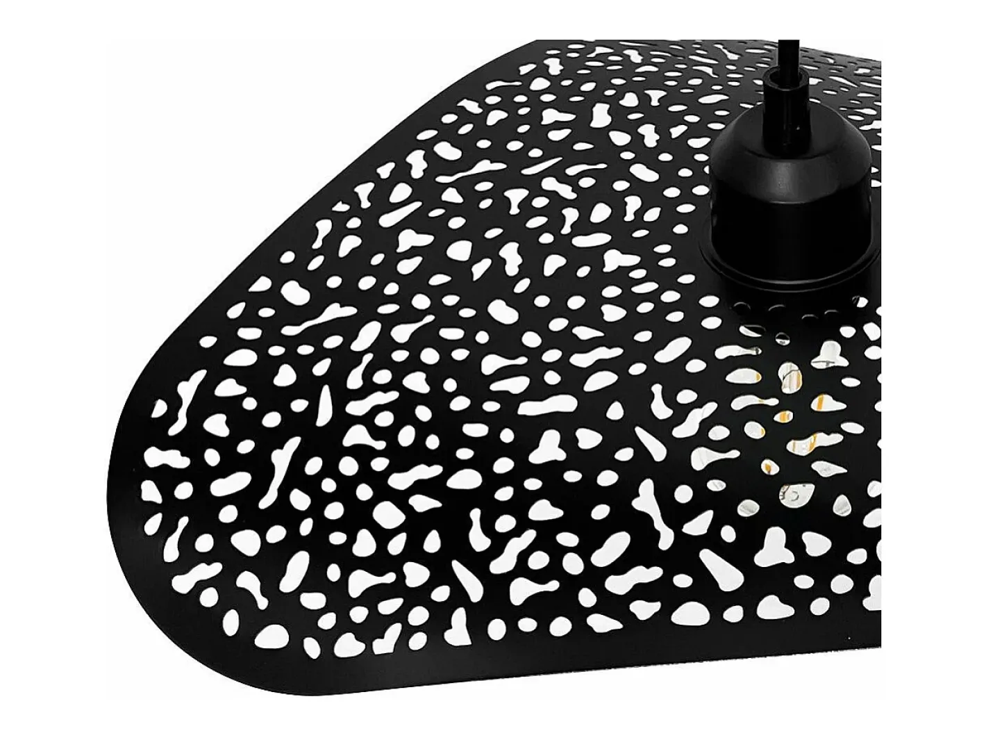 Lámpara Toolight App1468-1Cp Black Brush Gold Negro