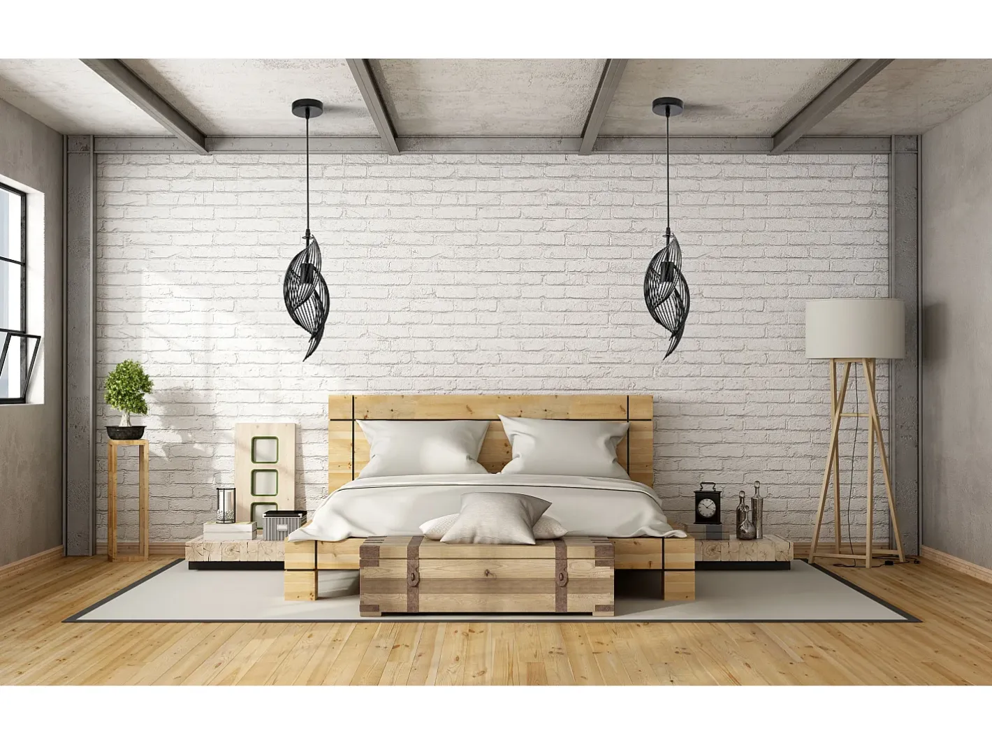 Lámpara Suspendida-Lámpara Toolight App977-1Cp Black Negro