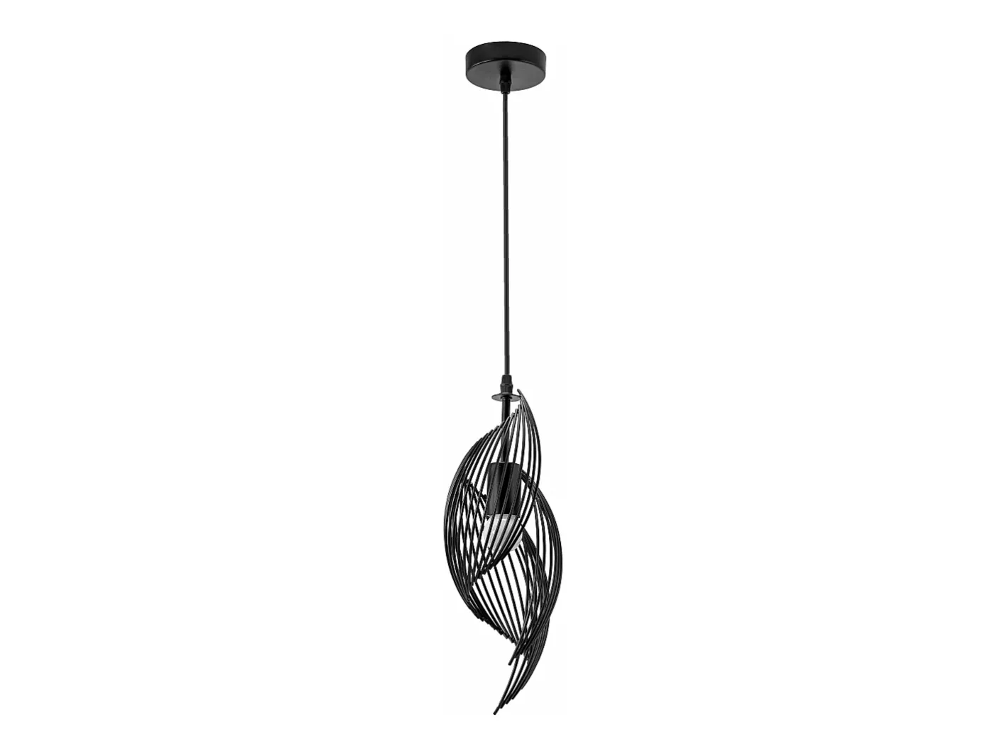 Lámpara Suspendida-Lámpara Toolight App977-1Cp Black Negro