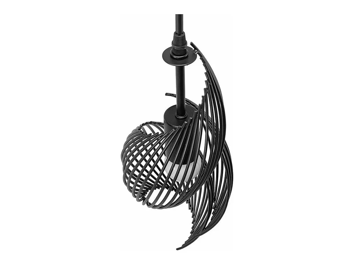 Lámpara Suspendida-Lámpara Toolight App977-1Cp Black Negro