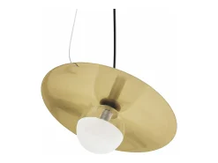 Lámpara Suspendida-Lámpara Toolight App1417-Cp Black Gold Negro