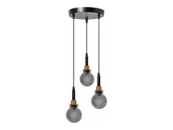 Hot Lámpara Toolight App1125-3Cp Black Gold Negro