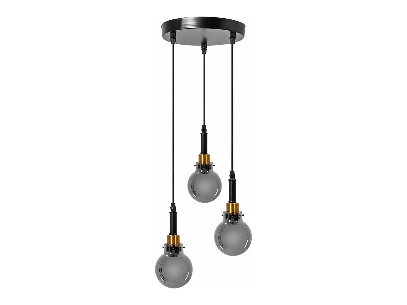 Hot Lámpara Toolight App1125-3Cp Black Gold Negro