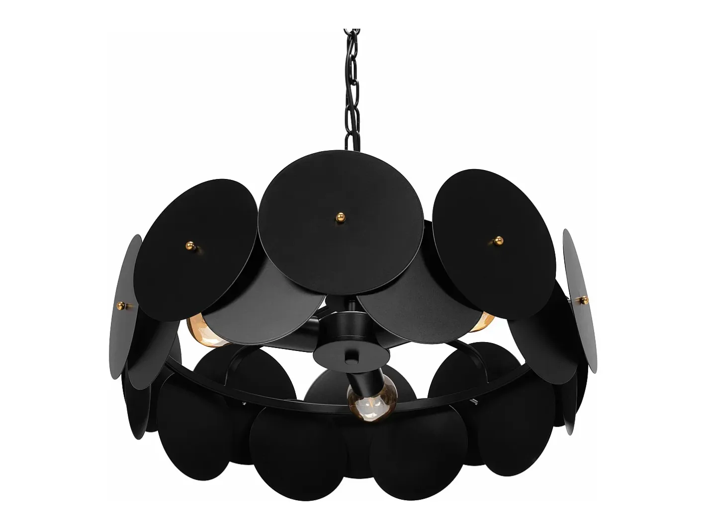 Lámpara Toolight App1307-Cp Black Negro New