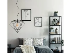 Lámpara Suspendida-Lámpara Toolight App563-1Cp Black Negro