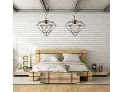 Lámpara Suspendida-Lámpara Toolight App563-1Cp Black Negro
