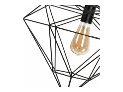 Lámpara Suspendida-Lámpara Toolight App563-1Cp Black Negro