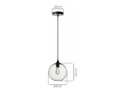 Lámpara Toolight App311-1Cp Black Negro Hot