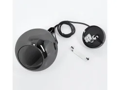 Lámpara Suspendida-Lámpara Toolight App1774-1Cp Black Grey Negro