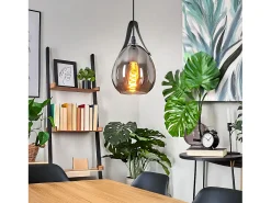 Lámpara Suspendida-Lámpara Toolight App1774-1Cp Black Grey Negro
