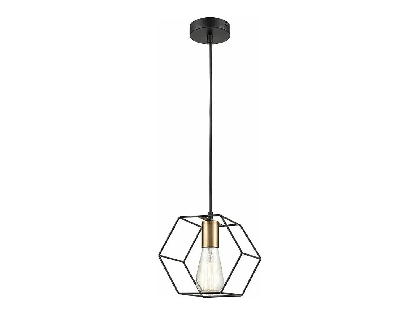 Lámpara Toolight App1131-1Cp Black Gold Negro Discount