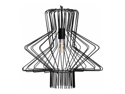 Lámpara Suspendida-Lámpara Toolight App1458-1Cp Black Negro