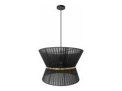 Lámpara Suspendida-Lámpara Toolight App1503-1Cp Black Negro