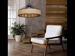 Lámpara Suspendida-Lámpara Toolight App1317-1Cp Boho Beige