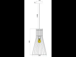 Lámpara Suspendida-Lámpara Toolight App1350-Cp Boho Black Negro