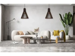 Lámpara Suspendida-Lámpara Toolight App1350-Cp Boho Black Negro