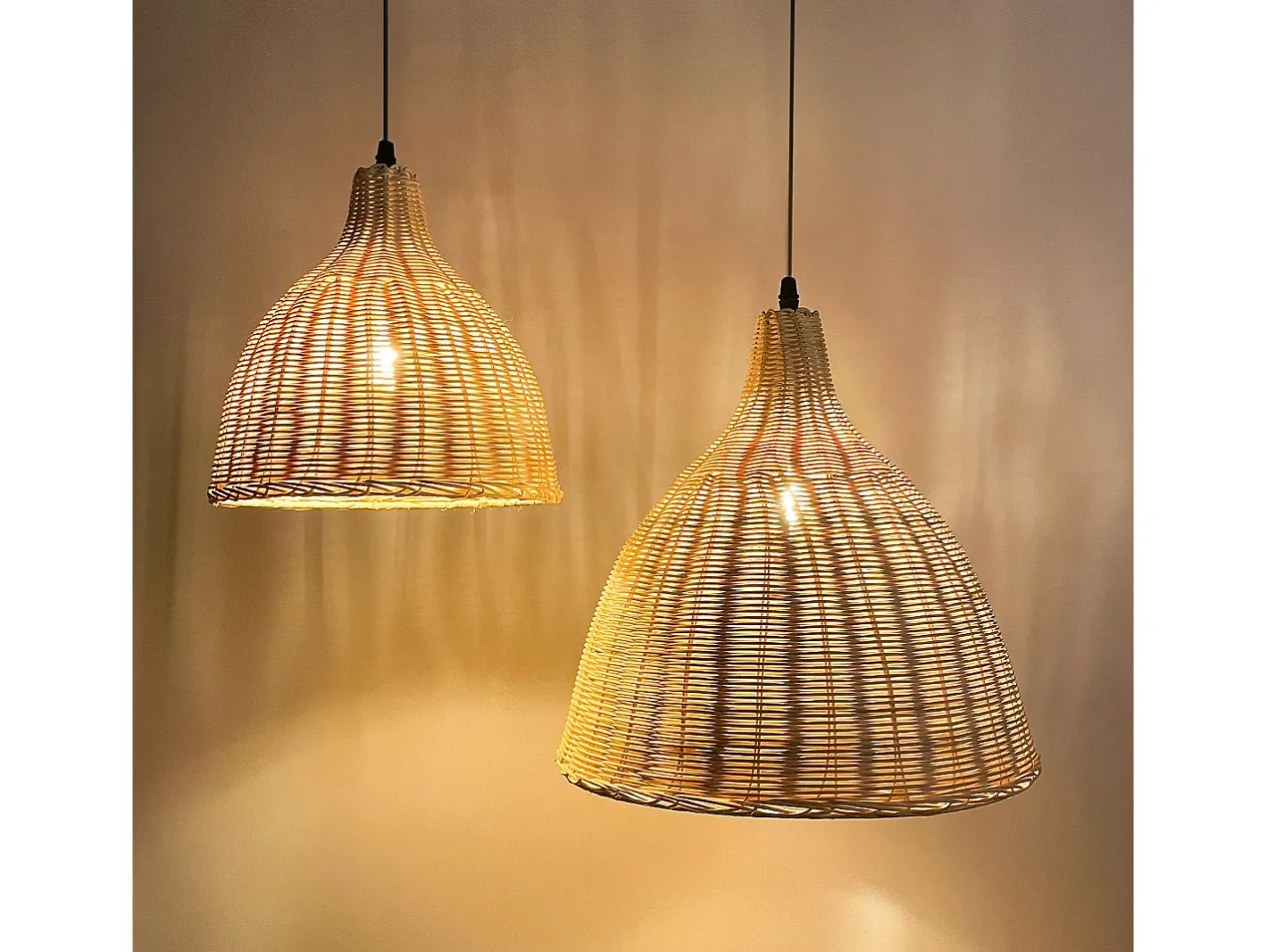 Lámpara Suspendida-Lámpara Toolight App1647-1Cp Boho Beige